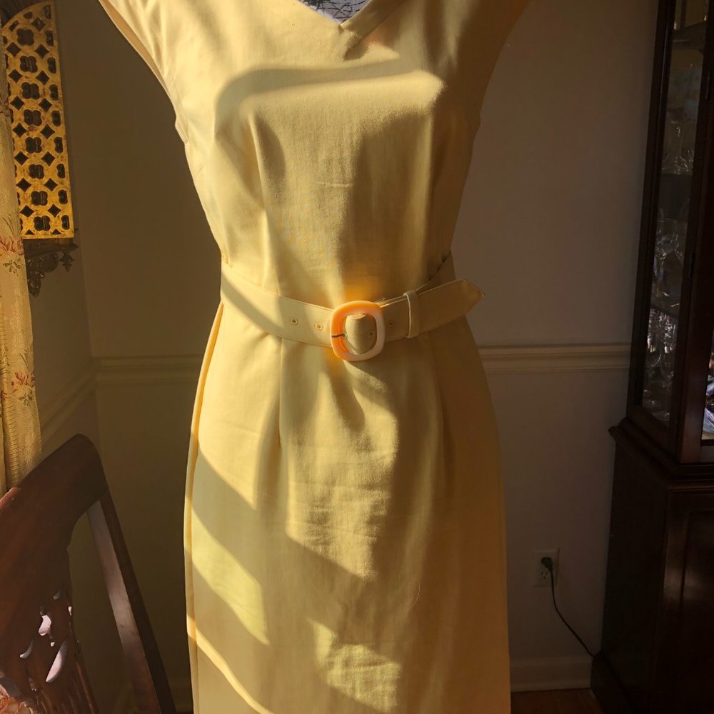 Doncaster Yellow Dress, Size 2